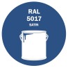 POT DE PEINTURE DISOLAC 4KG RAL 5017 BLEU SIGNALISATION LAQUE SATINÉE