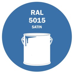 POT DE PEINTURE DISOLAC 4KG RAL 5015 BLEU CIEL LAQUE SATINÉE