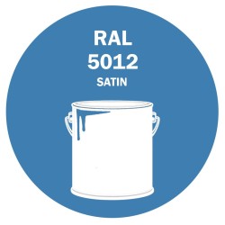 POT DE PEINTURE DISOLAC 4KG RAL 5012 BLEU CLAIR LAQUE SATINÉE