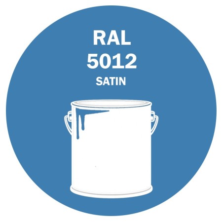 POT DE PEINTURE DISOLAC 4KG RAL 5012 BLEU CLAIR LAQUE SATINÉE