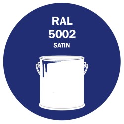 POT DE PEINTURE DISOLAC 4KG RAL 5002 BLEU OUTREMER LAQUE SATINÉE