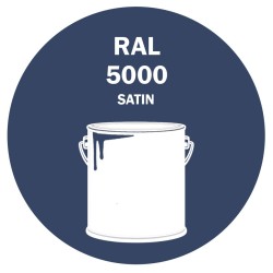 POT DE PEINTURE DISOLAC 4KG RAL 5000 BLEU VIOLET LAQUE SATINÉE