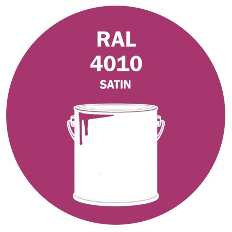 POT DE PEINTURE DISOLAC 4KG RAL 4010 TELEMAGENTA LAQUE SATINÉE