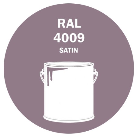 POT DE PEINTURE DISOLAC 4KG RAL 4009 VIOLET PASTEL LAQUE SATINÉE