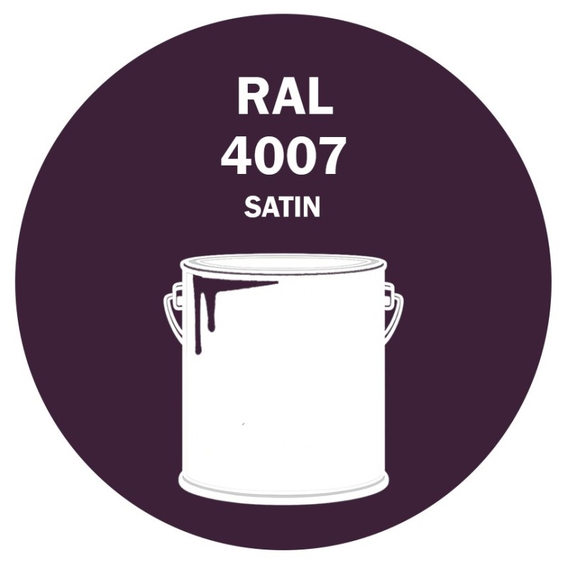 POT DE PEINTURE DISOLAC 4KG RAL 4007 VIOLET POURPRE LAQUE SATINÉE POT DE PEINTURE DISOLAC 4KG RAL 4007 VIOLET POURPRE LAQUE SATINÉE