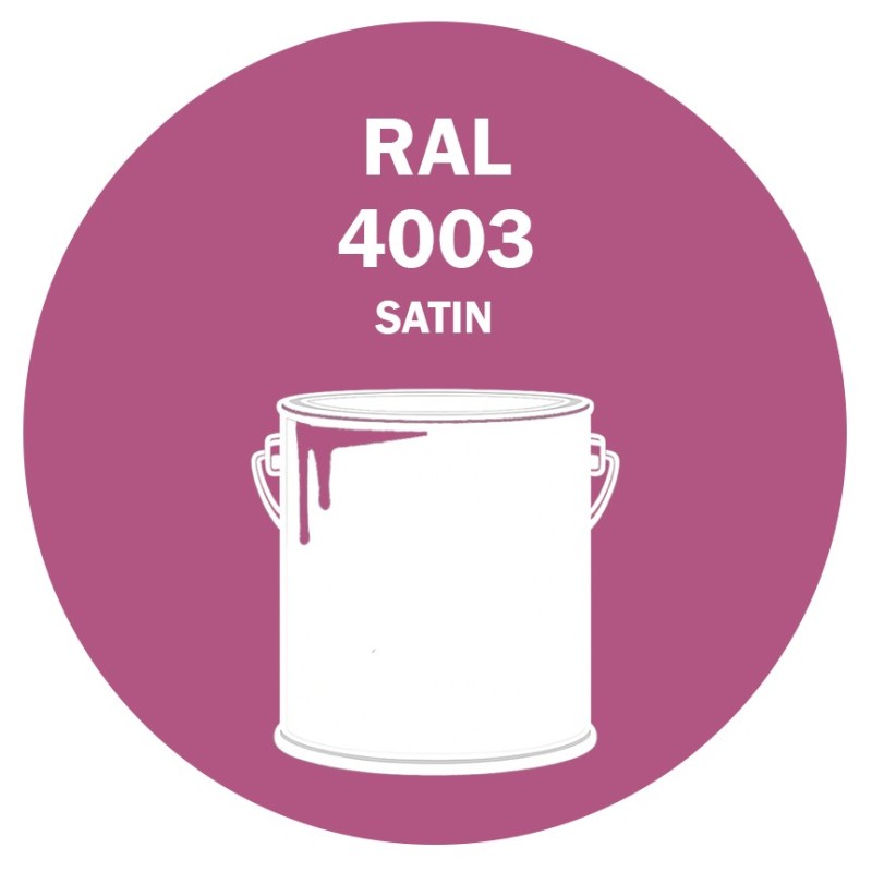 POT DE PEINTURE DISOLAC 4KG RAL 4003 VIOLET BRUYÈRE LAQUE SATINÉE POT DE PEINTURE DISOLAC 4KG RAL 4003 VIOLET BRUYÈRE LAQUE SATINÉE