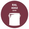 POT DE PEINTURE DISOLAC 4KG RAL 4002 VIOLET ROUGE LAQUE SATINÉE POT DE PEINTURE DISOLAC 4KG RAL 4002 VIOLET ROUGE LAQUE SATINÉE