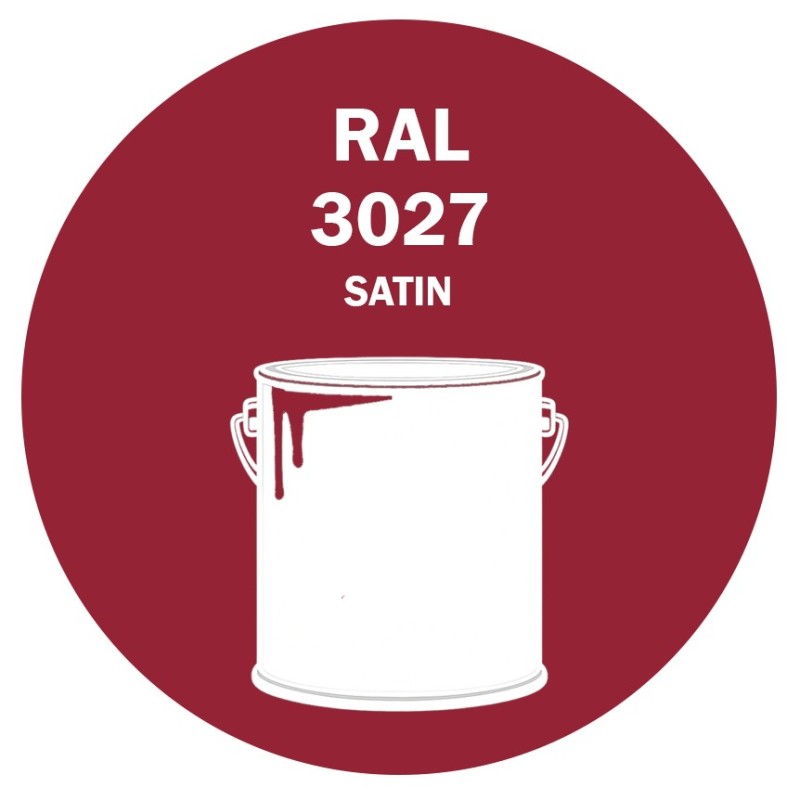 POT DE PEINTURE DISOLAC 4KG RAL 3027 ROUGE FRAMBOISE LAQUE SATINÉE POT DE PEINTURE DISOLAC 4KG RAL 3027 ROUGE FRAMBOISE LAQUE SATINÉE