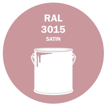 POT DE PEINTURE DISOLAC 4KG RAL 3015 ROSE CLAIR LAQUE SATINÉE