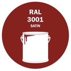 POT DE PEINTURE DISOLAC 4KG RAL 3001 ROUGE DE SÉCURITÉ LAQUE SATINÉE POT DE PEINTURE DISOLAC 4KG RAL 3001 ROUGE DE SÉCURITÉ LAQUE SATINÉE