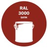 POT DE PEINTURE DISOLAC 4KG RAL 3000 ROUGE FEU LAQUE SATINÉE POT DE PEINTURE DISOLAC 4KG RAL 3000 ROUGE FEU LAQUE SATINÉE