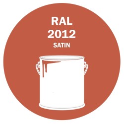 Pot de peinture RAL 2012 orangé saumon satiné Pot de peinture RAL 2012 orangé saumon satiné