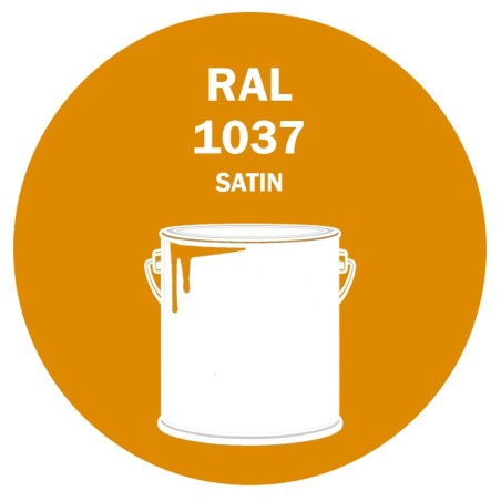 POT DE PEINTURE DISOLAC 4KG RAL 1037 JAUNE SOLEIL LAQUE SATINÉE