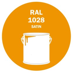 POT DE PEINTURE DISOLAC 4KG RAL 1028 JAUNE MELON LAQUE SATINÉE POT DE PEINTURE DISOLAC 4KG RAL 1028 JAUNE MELON LAQUE SATINÉE