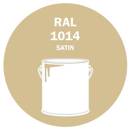 POT DE PEINTURE DISOLAC 4KG RAL 1014 IVOIRE LAQUE SATINÉE