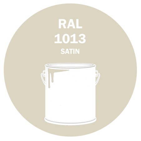 POT DE PEINTURE DISOLAC 4KG RAL 1013 BLANC PERLÉ LAQUE SATINÉE