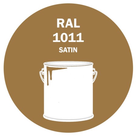 POT DE PEINTURE DISOLAC 4KG RAL 1011 BEIGE BRUN LAQUE SATINÉE