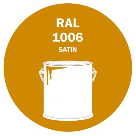 POT DE PEINTURE DISOLAC 4KG RAL 1006 JAUNE MAÏS LAQUE SATINÉE
