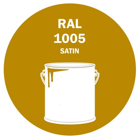 POT DE PEINTURE DISOLAC 4KG RAL 1005 JAUNE MIEL LAQUE SATINÉE
