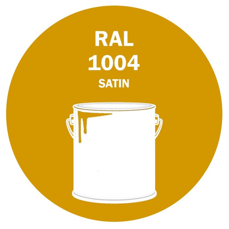 POT DE PEINTURE DISOLAC 4KG RAL 1004 JAUNE OR LAQUE SATINÉE POT DE PEINTURE DISOLAC 4KG RAL 1004 JAUNE OR LAQUE SATINÉE