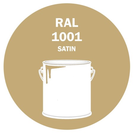 POT DE PEINTURE DISOLAC 4KG RAL 1001 BEIGE LAQUE SATINÉE