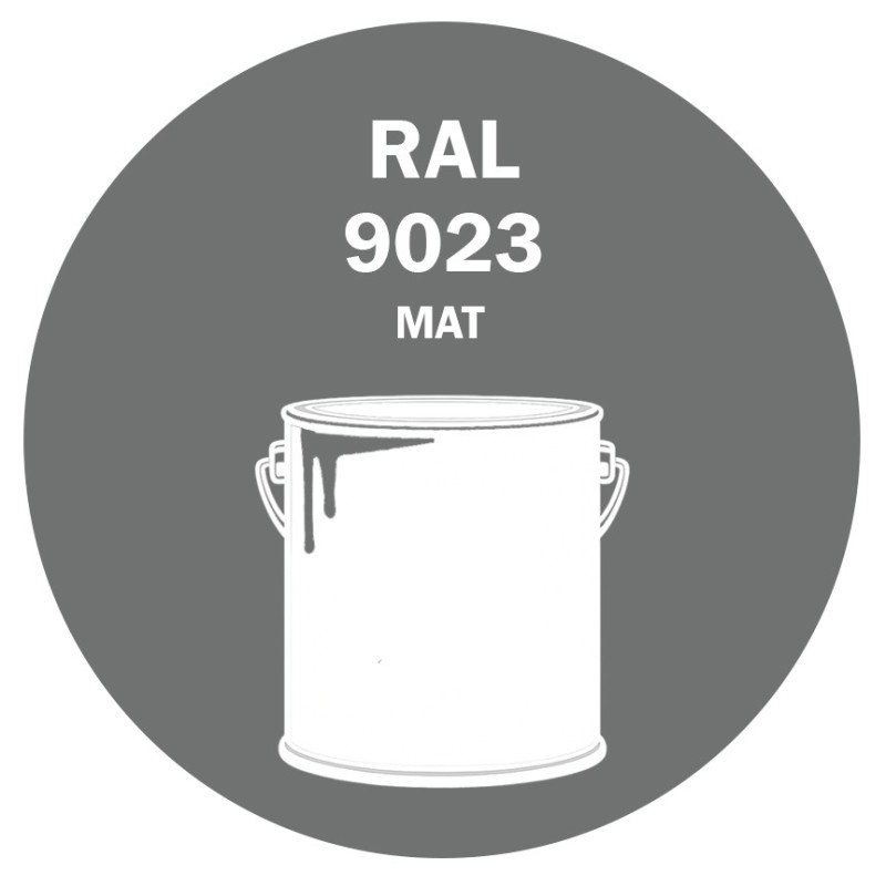 POT DE PEINTURE 5KG RAL 9023 GRIS FONÇÉ NACRÉ PRIMAIRE MAT