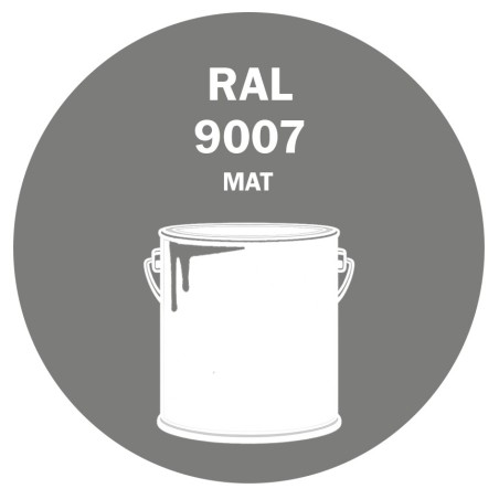 POT DE PEINTURE 5KG RAL 9007 ALUMINIUM GRIS PRIMAIRE MAT