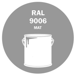 POT DE PEINTURE 5KG RAL 9006 ALUMINIUM BLANC PRIMAIRE MAT