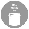POT DE PEINTURE 5KG RAL 9006 ALUMINIUM BLANC PRIMAIRE MAT POT DE PEINTURE 5KG RAL 9006 ALUMINIUM BLANC PRIMAIRE MAT