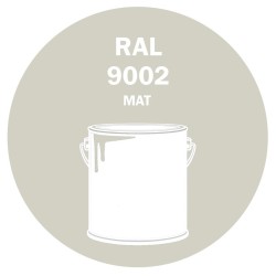 POT DE PEINTURE 5KG RAL 9002 BLANC GRIS PRIMAIRE MAT