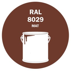 POT DE PEINTURE 5KG RAL 8029 CUIVRE NACRÉ PRIMAIRE MAT