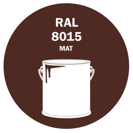 POT DE PEINTURE 5KG RAL 8015 MARRON PRIMAIRE MAT