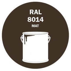 POT DE PEINTURE 5KG RAL 8014 BRUN SÉPIA PRIMAIRE MAT