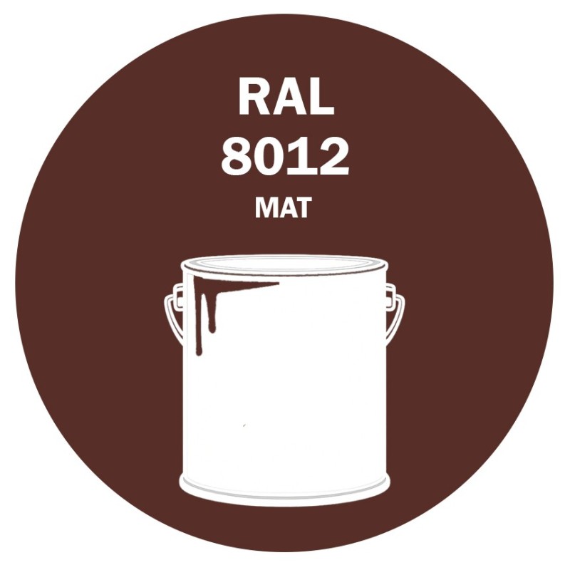 POT DE PEINTURE 5KG RAL 8012 BRUN ROUGE PRIMAIRE MAT POT DE PEINTURE 5KG RAL 8012 BRUN ROUGE PRIMAIRE MAT