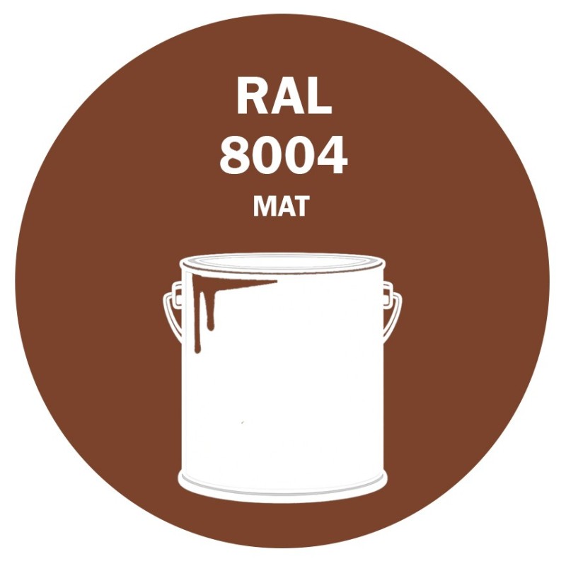 POT DE PEINTURE 5KG RAL 8004 BRUN CUIVRÉ PRIMAIRE MAT POT DE PEINTURE 5KG RAL 8004 BRUN CUIVRÉ PRIMAIRE MAT