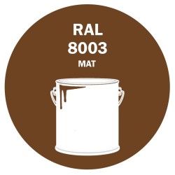 POT DE PEINTURE 5KG RAL 8003 BRUN ARGILE PRIMAIRE MAT