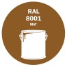 POT DE PEINTURE 5KG RAL 8001 BRUN TERRE DE SIENNE PRIMAIRE MAT POT DE PEINTURE 5KG RAL 8001 BRUN TERRE DE SIENNE PRIMAIRE MAT