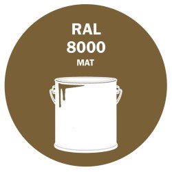 POT DE PEINTURE 5KG RAL 8000 BRUN VERT PRIMAIRE MAT