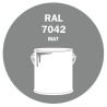 POT DE PEINTURE 5KG RAL 7042 GRIS SIGNALISATION A PRIMAIRE MAT POT DE PEINTURE 5KG RAL 7042 GRIS SIGNALISATION A PRIMAIRE MAT
