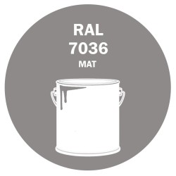 POT DE PEINTURE 5KG RAL 7036 GRIS PLATINE PRIMAIRE MAT
