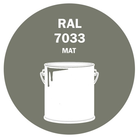 POT DE PEINTURE 5KG RAL 7033 GRIS CIMENT PRIMAIRE MAT