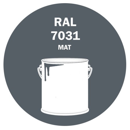POT DE PEINTURE 5KG RAL 7031 GRIS BLEU PRIMAIRE MAT