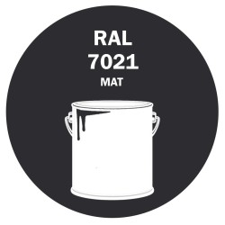 POT DE PEINTURE 5KG RAL 7021 GRIS NOIR PRIMAIRE MAT