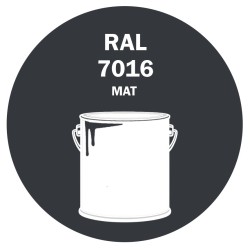 POT DE PEINTURE 5KG RAL 7016 GRIS ANTHRACITE PRIMAIRE MAT