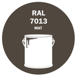 POT DE PEINTURE 5KG RAL 7013 GRIS BRUN PRIMAIRE MAT