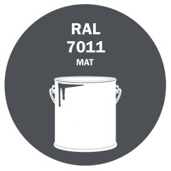 POT DE PEINTURE 5KG RAL 7011 GRIS FER PRIMAIRE MAT
