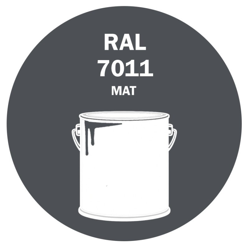 POT DE PEINTURE 5KG RAL 7011 GRIS FER PRIMAIRE MAT POT DE PEINTURE 5KG RAL 7011 GRIS FER PRIMAIRE MAT