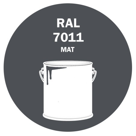POT DE PEINTURE 5KG RAL 7011 GRIS FER PRIMAIRE MAT