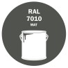 POT DE PEINTURE 5KG RAL 7010 GRIS TENTE PRIMAIRE MAT POT DE PEINTURE 5KG RAL 7010 GRIS TENTE PRIMAIRE MAT