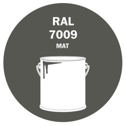 POT DE PEINTURE 5KG RAL 7009 GRIS VERT PRIMAIRE MAT